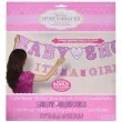 baner baby shower its a girl rozowy amscan 256 cm 2 szt