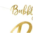 baner bubbly bar zloty partydeco 83 cm