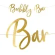 baner bubbly bar zloty partydeco 83 cm