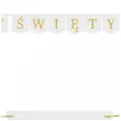 baner chrzest swiety bialy partydeco 2 m