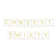 baner chrzest swiety bialy partypal 160 cm