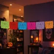 baner dia de los muertos czaszki wielokolorowy 6 szt 2 2 m