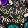 baner dia de los muertos partydeco zloty 160 cm