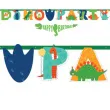 baner dino party urodziny amscan 230 cm