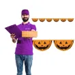 baner dynie halloween pomaranczowy guirca 5 5 m