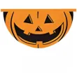 baner dynie halloween pomaranczowy guirca 5 5 m
