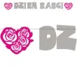 baner dzien babci rozowo srebrny 2 2 m
