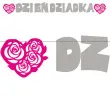 baner dzien dziadka rozowo srebrny 2 2 m