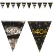 baner flagi 40 shining glam zloto srebrny folat 4 m