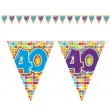 baner flagi 40 urodziny mix folat 600 cm