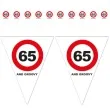 baner flagi 65 urodziny traffic birthday funny fashion 500 cm