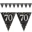 baner flagi 70 urodziny sparkling celebrations gold amscan 400 cm