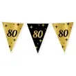 baner flagi 80 urodziny classy party 10m pd party