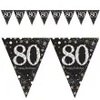 baner flagi 80 urodziny sparkling celebrations gold amscan 400 cm
