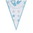 baner flagi baby shower boy stopki niebieski czakos 400 cm