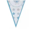 baner flagi baby shower boy stopki niebieski czakos 400 cm