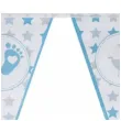 baner flagi baby shower boy stopki niebieski czakos 400 cm