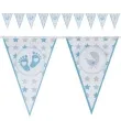 baner flagi baby shower boy stopki niebieski czakos 400 cm