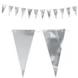 baner flagi classic srebrny partydeco 215 cm