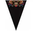 baner flagi dia de los muertos czarny congee 5 m