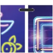 baner flagi disco neon congee 5m