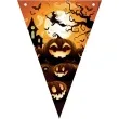 baner flagi dynie i czarownica halloween guirca 3 m
