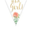 baner flagi floral baby its a girl amscan 457 cm