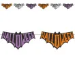baner flagi halloween nietoperz czarno pomaranczowo fioletowy 2 5 m