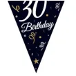 baner flagi happy birthday 30 urodziny b c czarny godan 270 cm
