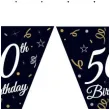 baner flagi happy birthday 50 urodziny b c czarny godan 270 cm