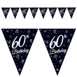 baner flagi happy birthday 60 urodziny b c czarny godan 270 cm