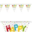baner flagi happy birthday konfetti mix unique 365 cm