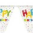 baner flagi happy birthday konfetti mix unique 365 cm