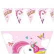 baner flagi jednorozec unicorn rainbow colors procos 230 cm