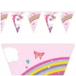 baner flagi jednorozec unicorn rainbow colors procos 230 cm