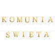 baner flagi komunia swieta zloto bialy czakos 3 m