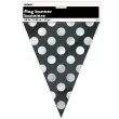 baner flagi kropki czarny unique 365 cm