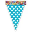 baner flagi kropki turkusowy 200 cm