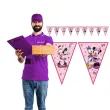 baner flagi myszka minnie rozowy procos 230 cm