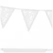 baner flagi ornament bialy partydeco 300 cm