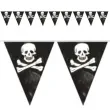 baner flagi pirackie czaszki czarny 1000 cm
