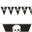 baner flagi pirackie czaszki czarny 1000 cm
