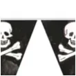 baner flagi pirackie czaszki czarny 1000 cm