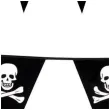 baner flagi pirackie czaszki czarny boland 6 m