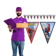 baner flagi spiderman crime fighter procos 230 cm