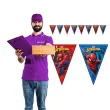 baner flagi spiderman team up procos 230 cm