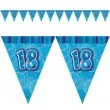 baner flagi urodziny 18 glitz blue czarny 3 6 m