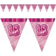 baner flagi urodziny 18 glitz pink rozowy 2 74 m