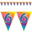 baner flagi urodziny 6 rainbow swirl funny fashion 5 m
