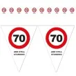 baner flagi urodziny 70 traffic birthday funny fashion 5 m